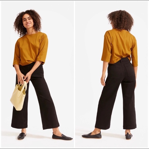 Everlane Pants - Everlane Wide Leg Crop Size 10